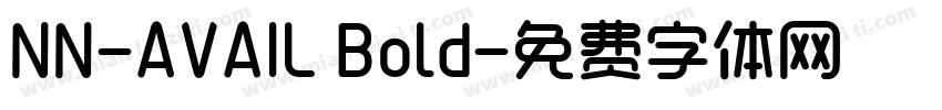 NN-AVAIL Bold字体转换